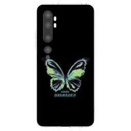 Átlátszó szilikon tok az alábbi mobiltelefonokra Xiaomi Mi Note 10 (Pro) - Diamanty Blue