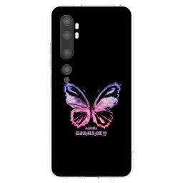Átlátszó szilikon tok az alábbi mobiltelefonokra Xiaomi Mi Note 10 (Pro) - Diamanty Purple