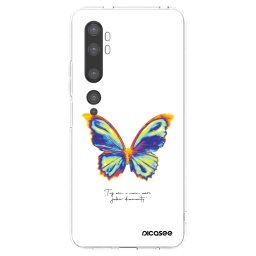 Átlátszó szilikon tok az alábbi mobiltelefonokra Xiaomi Mi Note 10 (Pro) - Diamanty White