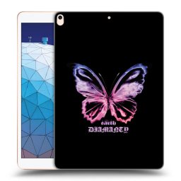 Átlátszó szilikon tok az alábbi táblagépre Apple iPad Air 10.5" 2019 (3.gen) - Diamanty Purple
