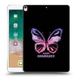 Átlátszó szilikon tok az alábbi táblagépre Apple iPad Pro 10.5" 2017 (2. gen) - Diamanty Purple