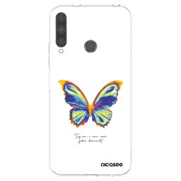 Átlátszó szilikon tok az alábbi mobiltelefonokra Huawei P40 Lite E - Diamanty White