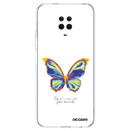 Átlátszó szilikon tok az alábbi mobiltelefonokra Xiaomi Redmi Note 9 Pro - Diamanty White
