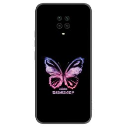 Fekete szilikon tok az alábbi mobiltelefonokra Xiaomi Redmi Note 9 Pro - Diamanty Purple