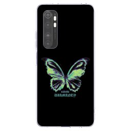 Átlátszó szilikon tok az alábbi mobiltelefonokra Xiaomi Mi Note 10 Lite - Diamanty Blue