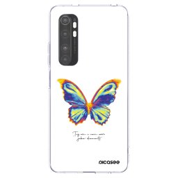 Átlátszó szilikon tok az alábbi mobiltelefonokra Xiaomi Mi Note 10 Lite - Diamanty White