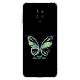 Átlátszó szilikon tok az alábbi mobiltelefonokra Xiaomi Redmi Note 9S - Diamanty Blue
