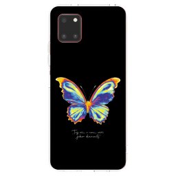 Átlátszó szilikon tok az alábbi mobiltelefonokra Samsung Galaxy Note 10 Lite N770F - Diamanty Black