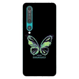 Átlátszó szilikon tok az alábbi mobiltelefonokra Xiaomi Mi 10 - Diamanty Blue
