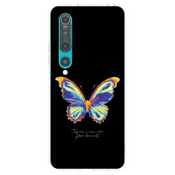 Átlátszó szilikon tok az alábbi mobiltelefonokra Xiaomi Mi 10 - Diamanty Black