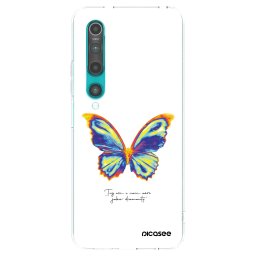 Átlátszó szilikon tok az alábbi mobiltelefonokra Xiaomi Mi 10 - Diamanty White