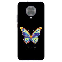Átlátszó szilikon tok az alábbi mobiltelefonokra Xiaomi Poco F2 Pro - Diamanty Black