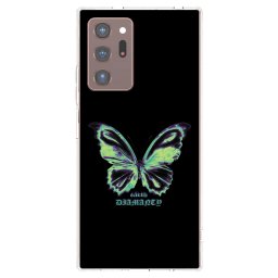 Átlátszó szilikon tok az alábbi mobiltelefonokra Samsung Galaxy Note 20 Ultra - Diamanty Blue