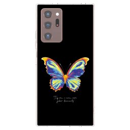 Átlátszó szilikon tok az alábbi mobiltelefonokra Samsung Galaxy Note 20 Ultra - Diamanty Black