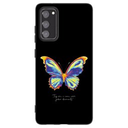 Fekete szilikon tok az alábbi mobiltelefonokra Samsung Galaxy S20 FE - Diamanty Black
