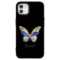 Fekete szilikon tok az alábbi mobiltelefonokra Apple iPhone 12 - Diamanty Black