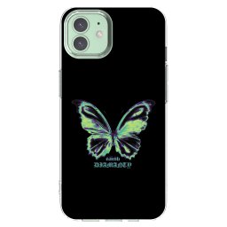 Átlátszó szilikon tok az alábbi mobiltelefonokra Apple iPhone 12 Pro - Diamanty Blue