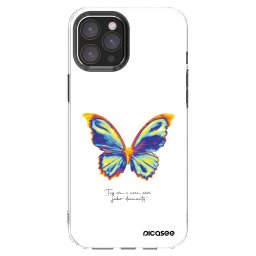 Átlátszó szilikon tok az alábbi mobiltelefonokra Apple iPhone 12 Pro Max - Diamanty White