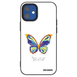 Fekete szilikon tok az alábbi mobiltelefonokra Apple iPhone 12 mini - Diamanty White