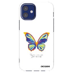 Átlátszó szilikon tok az alábbi mobiltelefonokra Apple iPhone 12 mini - Diamanty White