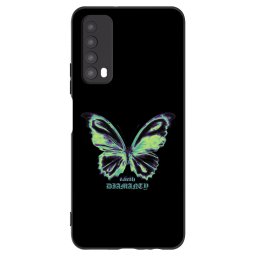 Fekete szilikon tok az alábbi mobiltelefonokra Huawei P Smart 2021 - Diamanty Blue