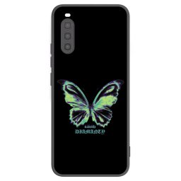 Fekete szilikon tok az alábbi mobiltelefonokra Sony Xperia 10 II - Diamanty Blue