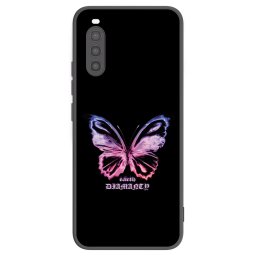Fekete szilikon tok az alábbi mobiltelefonokra Sony Xperia 10 II - Diamanty Purple