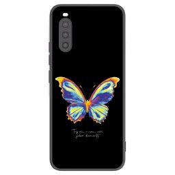 Fekete szilikon tok az alábbi mobiltelefonokra Sony Xperia 10 II - Diamanty Black