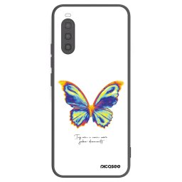 Fekete szilikon tok az alábbi mobiltelefonokra Sony Xperia 10 II - Diamanty White