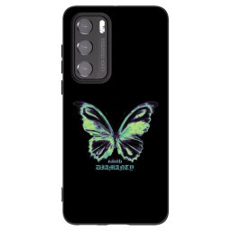 Fekete szilikon tok az alábbi mobiltelefonokra Huawei P40 - Diamanty Blue