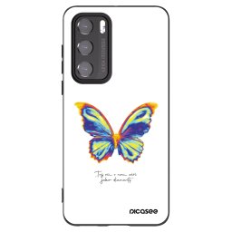 Fekete szilikon tok az alábbi mobiltelefonokra Huawei P40 - Diamanty White