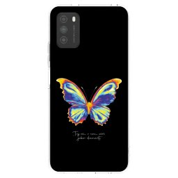 Átlátszó szilikon tok az alábbi mobiltelefonokra Xiaomi Poco M3 - Diamanty Black
