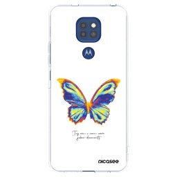Átlátszó szilikon tok az alábbi mobiltelefonokra Motorola Moto G9 Play - Diamanty White