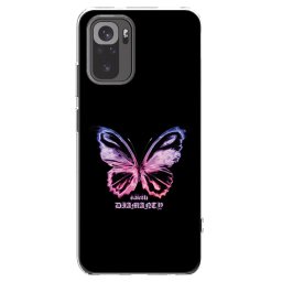 Átlátszó szilikon tok az alábbi mobiltelefonokra Xiaomi Redmi Note 10 - Diamanty Purple