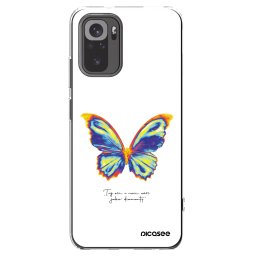 Átlátszó szilikon tok az alábbi mobiltelefonokra Xiaomi Redmi Note 10 - Diamanty White