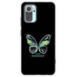 Fekete szilikon tok az alábbi mobiltelefonokra Xiaomi Redmi Note 10 Pro - Diamanty Blue