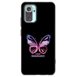 Fekete szilikon tok az alábbi mobiltelefonokra Xiaomi Redmi Note 10 Pro - Diamanty Purple