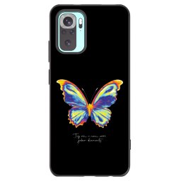Fekete szilikon tok az alábbi mobiltelefonokra Xiaomi Redmi Note 10 Pro - Diamanty Black