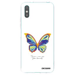 Átlátszó szilikon tok az alábbi mobiltelefonokra Xiaomi Redmi 9AT - Diamanty White