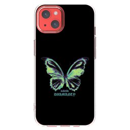 Átlátszó szilikon tok az alábbi mobiltelefonokra Apple iPhone 13 - Diamanty Blue