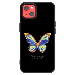 Fekete szilikon tok az alábbi mobiltelefonokra Apple iPhone 13 - Diamanty Black