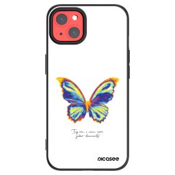 Fekete szilikon tok az alábbi mobiltelefonokra Apple iPhone 13 - Diamanty White
