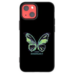 Fekete szilikon tok az alábbi mobiltelefonokra Apple iPhone 13 mini - Diamanty Blue