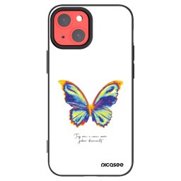 Fekete szilikon tok az alábbi mobiltelefonokra Apple iPhone 13 mini - Diamanty White