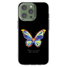 Átlátszó szilikon tok az alábbi mobiltelefonokra Apple iPhone 13 Pro - Diamanty Black