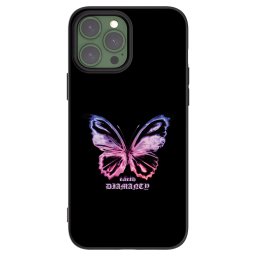 Fekete szilikon tok az alábbi mobiltelefonokra Apple iPhone 13 Pro Max - Diamanty Purple