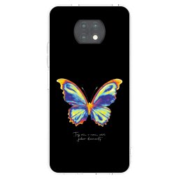 Átlátszó szilikon tok az alábbi mobiltelefonokra Xiaomi Redmi Note 9T - Diamanty Black