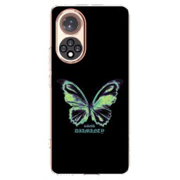 Átlátszó szilikon tok az alábbi mobiltelefonokra Huawei Nova 9 - Diamanty Blue
