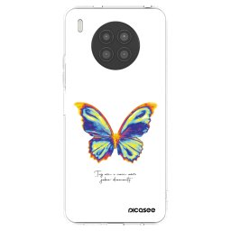 Átlátszó szilikon tok az alábbi mobiltelefonokra Huawei Nova 8i - Diamanty White
