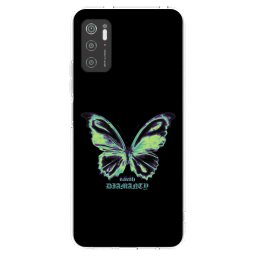 Átlátszó szilikon tok az alábbi mobiltelefonokra Xiaomi Poco M3 Pro 5G - Diamanty Blue